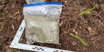 Ukmergės rajone sulaikytas vyras su labai dideliu kiekiu galimai narkotinių medžiagų (video)