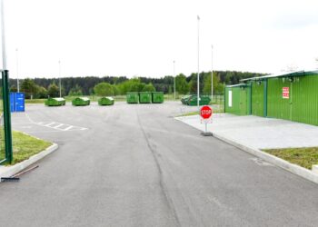 Dieveniškėse atliekas jau priima nauja didelių gabaritų aikštelė