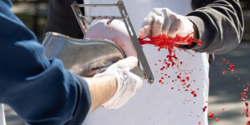 Vilniuje – „Tuščių narvų“ performansas prieš paršelių kastravimą be nuskausminamųjų