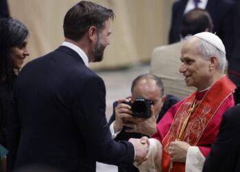 Popiežius Leonas XIV priėmė JAV viceprezidentą J. D. Vance’ą