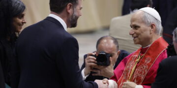 Popiežius Leonas XIV priėmė JAV viceprezidentą J. D. Vance’ą