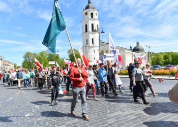 Vilniuje pragužėjo lenkų tautiškumo paradas