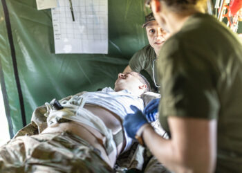 Šauliai suvienijo jėgas su Vokietijos brigados medikais: mokėsi teikti pagalbą sužeistiems civiliams