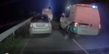 Naktinės gaudynės Trakų rajone: piktybinis pažeidėjas sulaikytas (video)