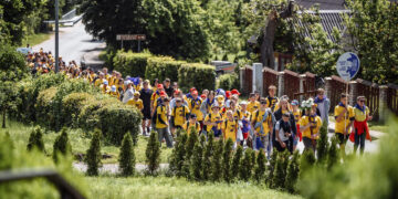 „Vilties piligrimai“ tradiciniu žygiu pagerbė a. a. kunigą prelatą Juzefą Obrembskį