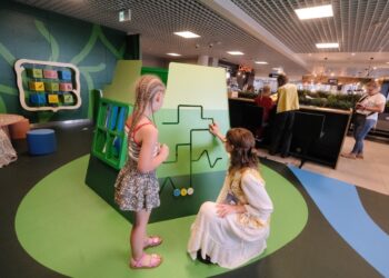 Vilniaus oro uoste atidaryta Europos žaliosios sostinės žaidimų erdvė