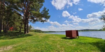 Nerekomenduojama maudytis Poškonių tvenkinyje