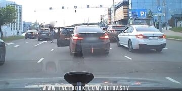 Po incidento Vilniuje – ikiteisminis tyrimas dėl chuliganiško vairavimo