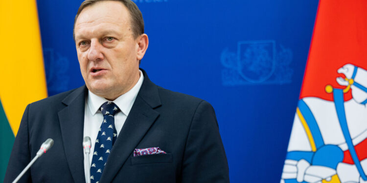 Vidaus reikalų ministras Vladislavas Kondratovičius / nuotr. Žygimantas Gedvila (ELTA)