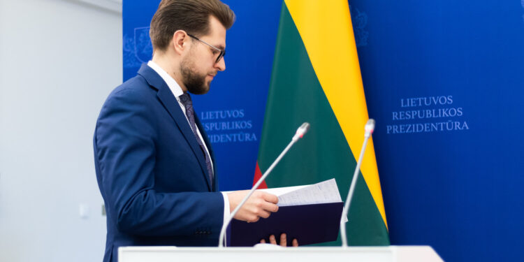 EIM ministras Lukas Savickas / nuotr. Dainius Labutis (ELTA)