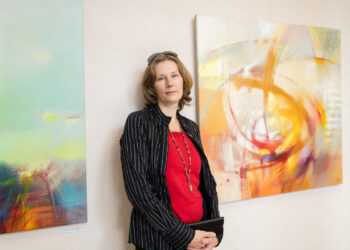 Savivaldybės administraciją nuspalvino Aistės Jurgilaitės paroda