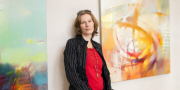 Savivaldybės administraciją nuspalvino Aistės Jurgilaitės paroda