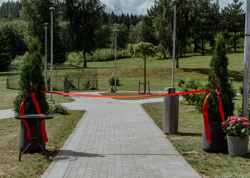 Atnaujintas takas Kuosinės socialinės globos namuose suteiks prieinamą ir jaukią aplinką