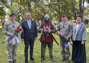 Trakuose surengta iškilminga puskarininkio pasikeitimo ceremonija