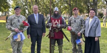 Trakuose surengta iškilminga puskarininkio pasikeitimo ceremonija