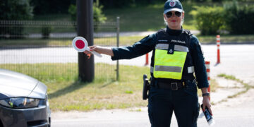 Šalčininkų rajone girtas prie vairo sustabdytas VSAT specialistas