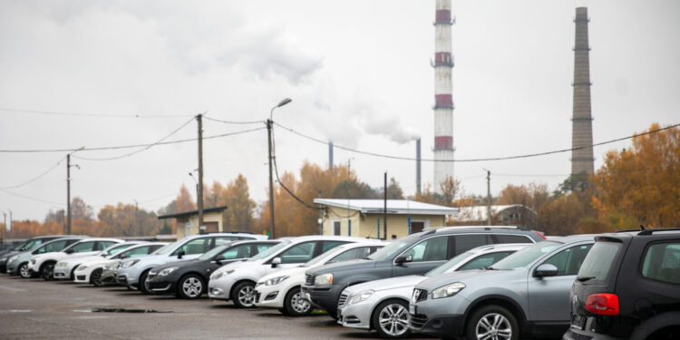 Panevėžio auto turgus / nuotr. Orestas Gurevičius (ELTA)