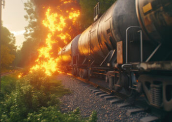 Vilniuje užsidegė vagonas su dujomis: gyventojai įspėjami dėl oro taršos