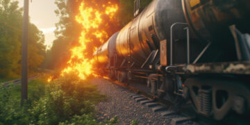 Vilniuje užsidegė vagonas su dujomis: gyventojai įspėjami dėl oro taršos