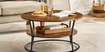 Kaip išsirinkti tinkamo dydžio apvalų kavos staliuką?