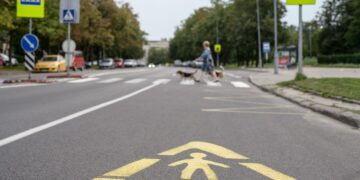 Kelias į mokyklą: bendras policijos, savanorių ir tėvų rūpestis