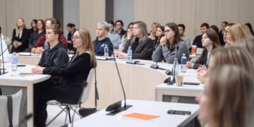 Vilniaus rajono gimnazistai gausiai susirinko į konferenciją, įkvepiančią dėl ateities