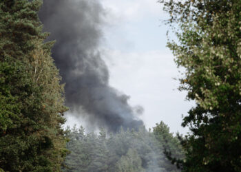 Vilniaus rajono Pagirių seniūnijoje paskelbta ekstremali situacija dėl gaisro Baltosios Vokės g.