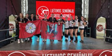 Vilniaus rajono tinklininkės iškovojo auksą Lietuvos seniūnijų sporto žaidynėse