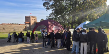 Renginyje Medininkuose moksleiviai mokėsi saugiai reaguoti į ekstremalias situacijas