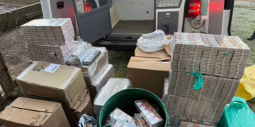 Kratos Jašiūnuose: rasta 16 tūkst. pakelių kontrabandinių rūkalų