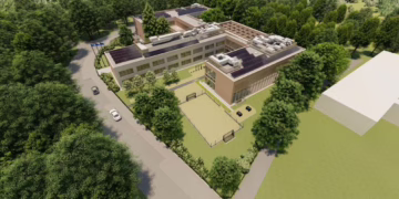 Kaip atrodys atnaujinta daugiafunkcinė mokykla Žvėryne?