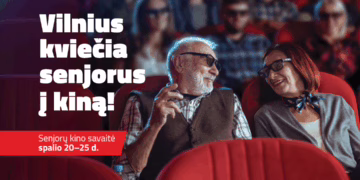 Senjorų kino savaitė sugrįžta: Vilniaus senjorai jau trečiąkart kviečiami nemokamai žiūrėti filmus
