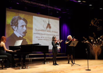 Vilniaus rajone įvyko tarptautinis M. K. Čiurlionio 150-ųjų gimimo metinių menų forumas