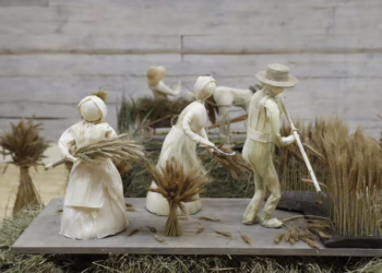 Kaimo kvapas mažose figūrėlėse – paroda „Kaimo kasdienybė miniatiūroje“ Jašiūnuose