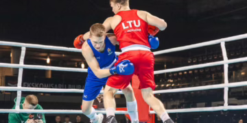 Dominikas Kropa iškovojo Lietuvos bokso sidabrą