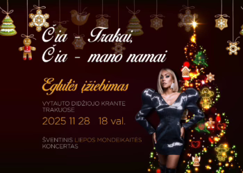 Trakuose kitą savaitę sužibės Kalėdų eglė