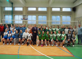 Komandinė dvasia Šalčininkų tinklinio aikštelėje