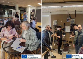 Vilniaus komunalinių paslaugų mokyklos mokinių ir mokytojų patirtys užsienyje