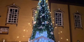 Įžiebtos paskutinės kalėdinės eglutės Vilniaus rajone