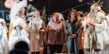 Kalėdinės eglės sužibo Trakų rajone