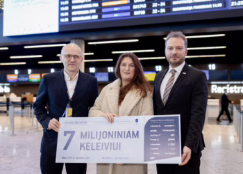 Lietuvos oro uostai sumušė visų laikų rekordą – sveikino 7 mln. keleivį