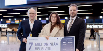 Lietuvos oro uostai sumušė visų laikų rekordą – sveikino 7 mln. keleivį