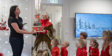 Rastinėnuose šventiškai atidarytas naujas modulinis darželis