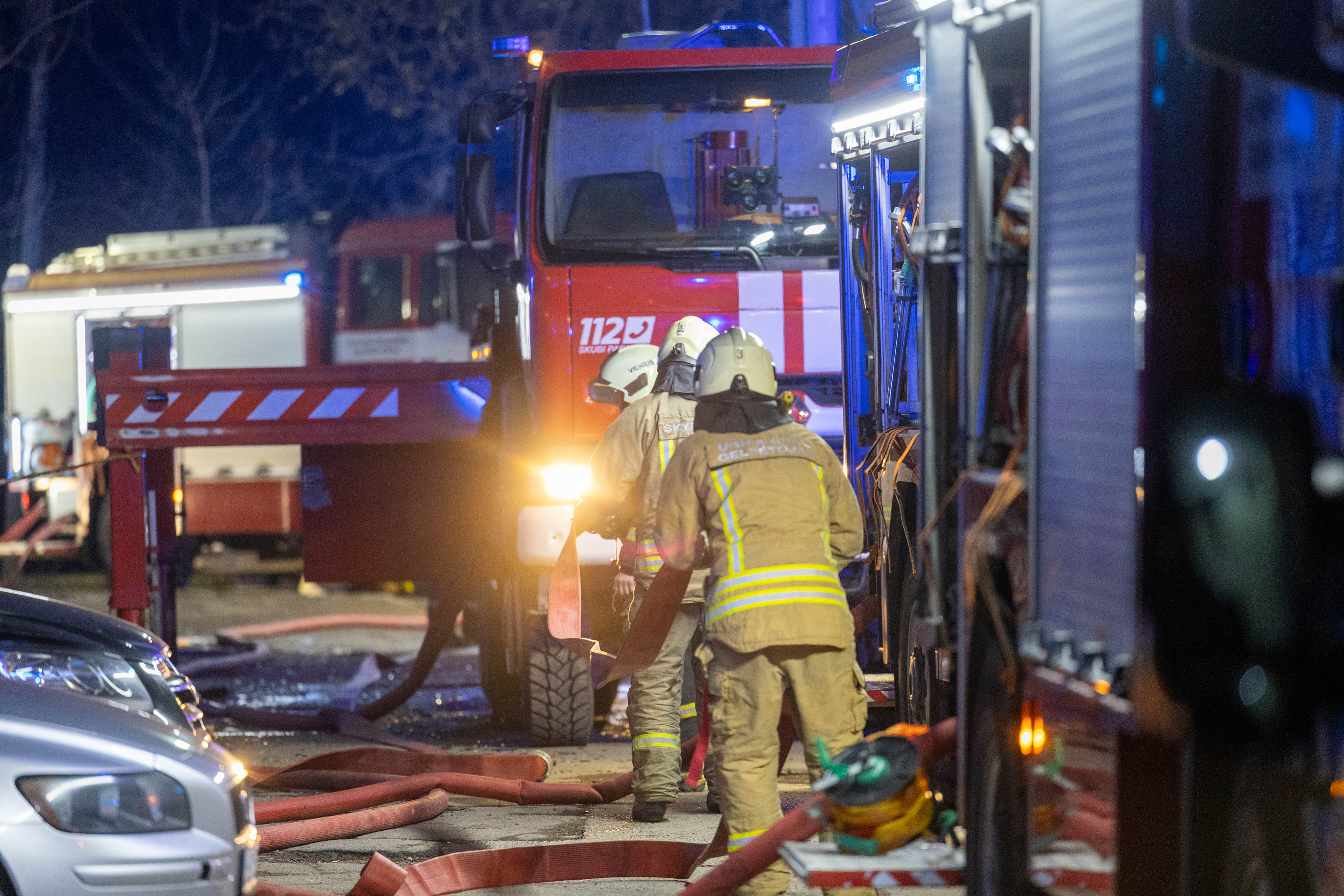 Tragiškas gaisras Skaidiškėse pareikalavo žmogaus gyvybės