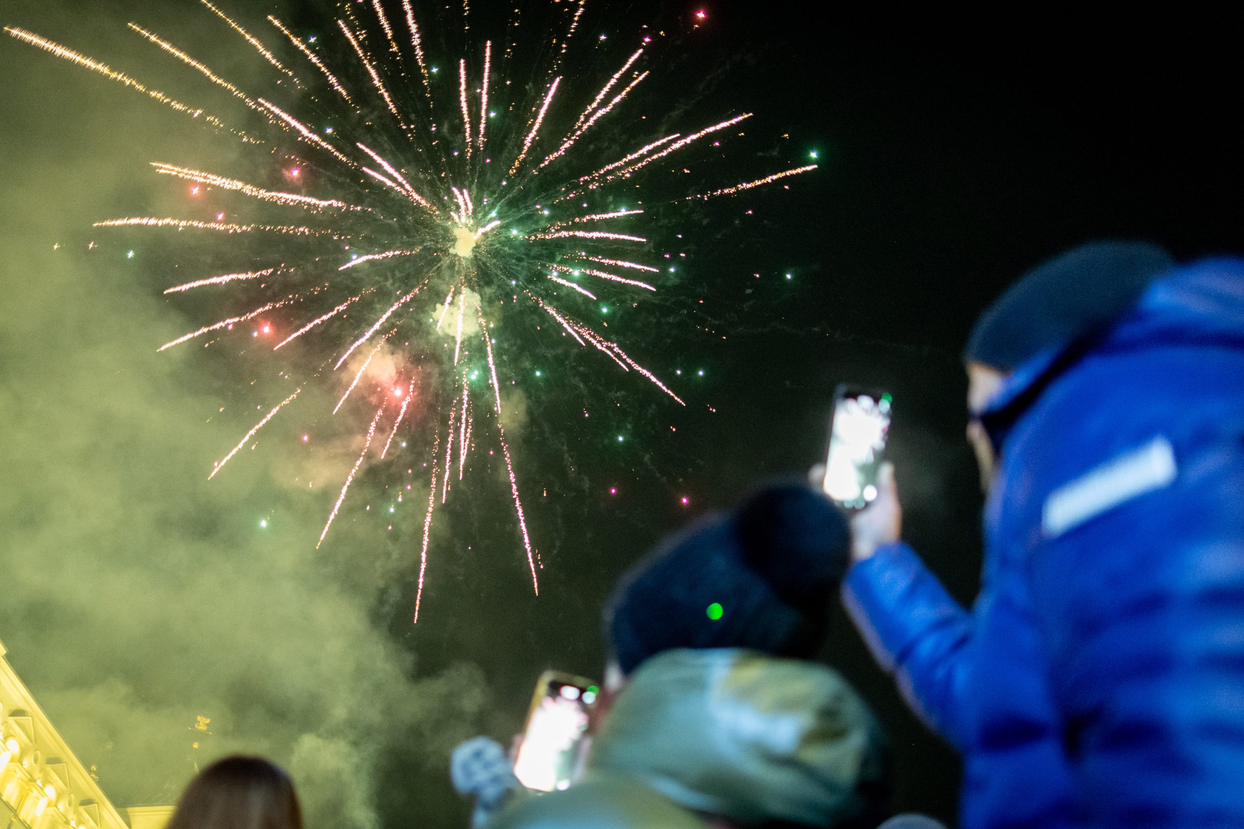 Trys iš penkių didžiųjų šalies miestų Naujuosius pasitiko be fejerverkų
