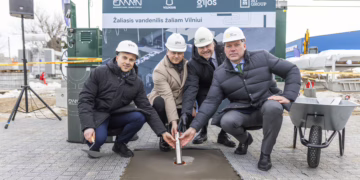 Vilniuje už 10 mln. eurų statoma žaliojo vandenilio gamykla