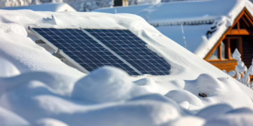 Sniego valymas nuo saulės elektrinių gali pridaryti daugiau žalos nei naudos