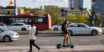 Atšilus orams – pirmoji auka ant paspirtuko Vilniuje