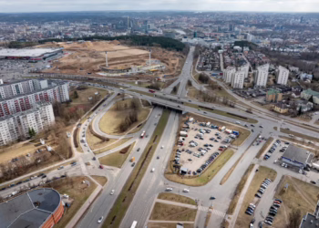 Dideli pokyčiai prie Nacionalinio stadiono – patogesnis eismas ir naujas pėsčiųjų viadukas