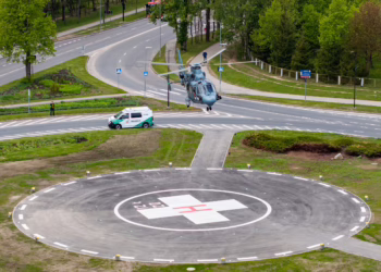 Santaros klinikos jau turi sraigtasparnių nusileidimo aikštelę